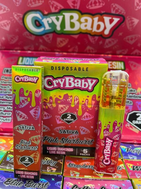 CryBaby Disposable Pink Starburst